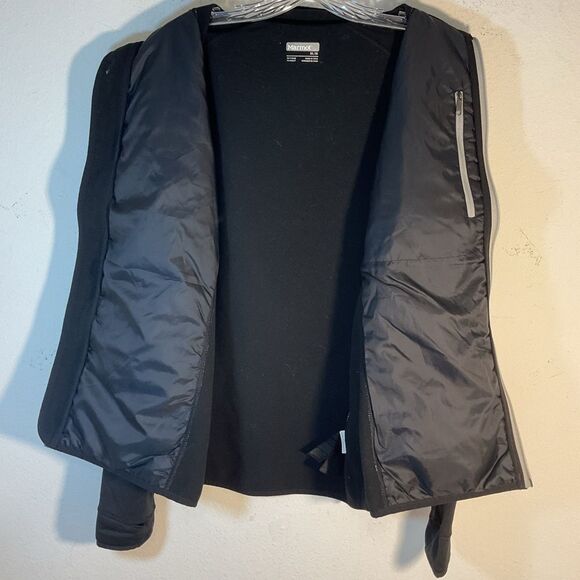 MARMOT MENS HYBRID COAT MEDIUM RED BLACK PUFFER LAYER quilted dfkw-1.31 - Picture 10 of 13